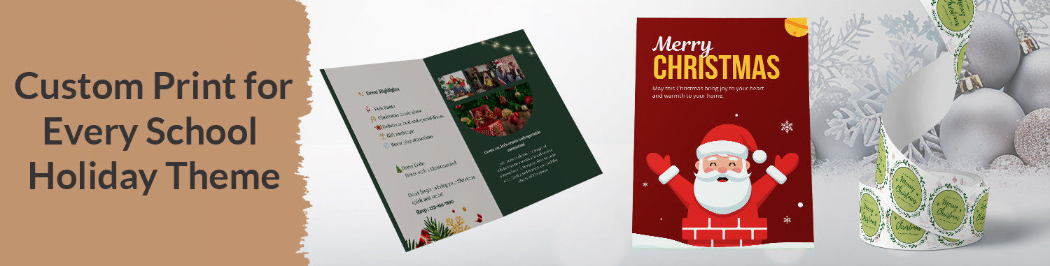 Creative Uses of Custom Print Products for School Holiday Theme