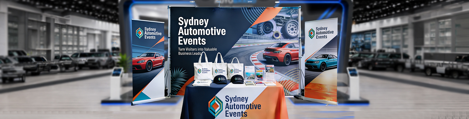 Key Printed Materials for Your Sydney Automotive Exhibition Booth