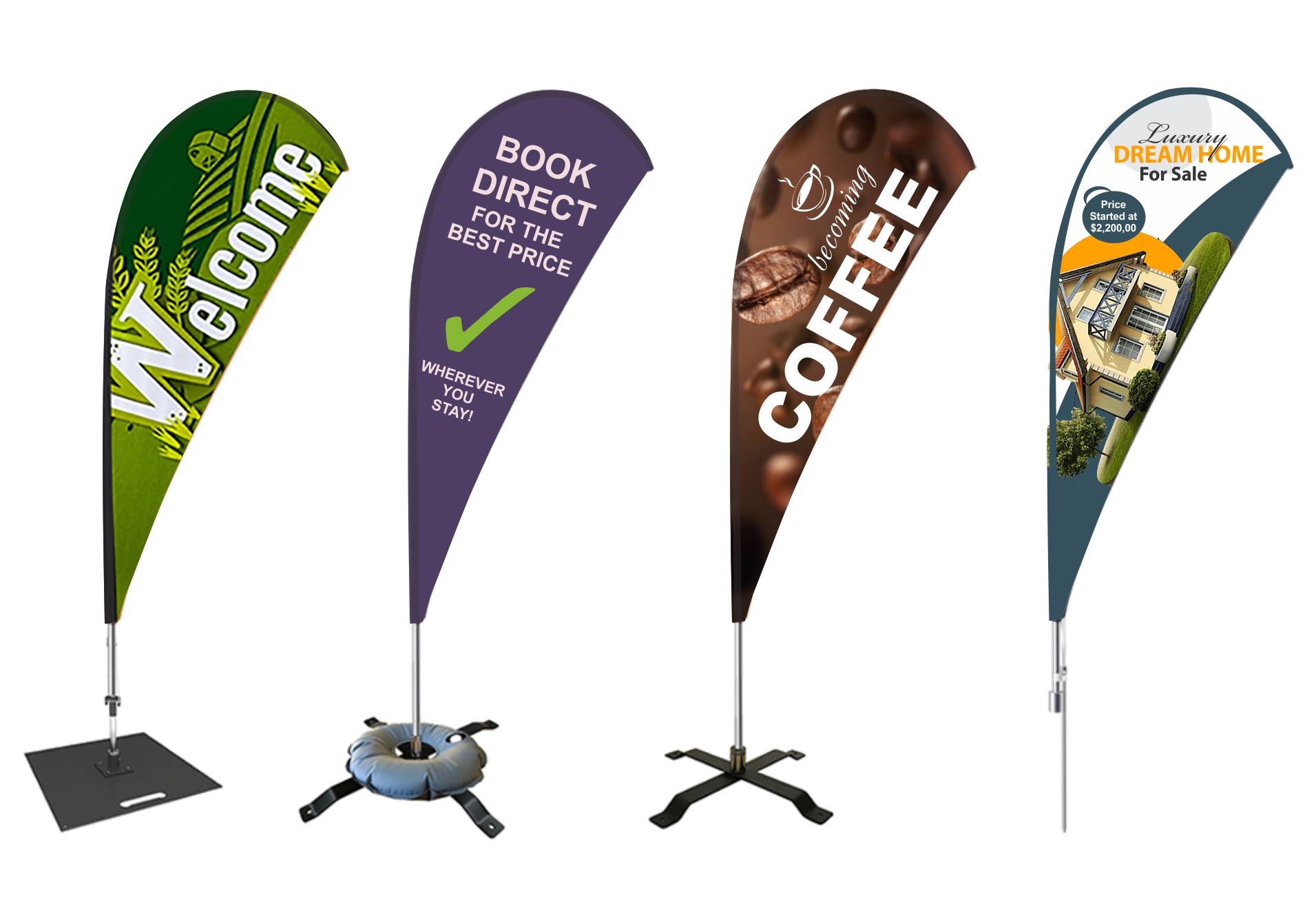 Teardrop Banner Flags