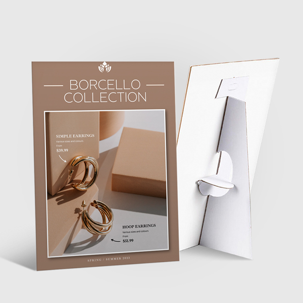 Strut Cards / Showcards / Counter Top Cards