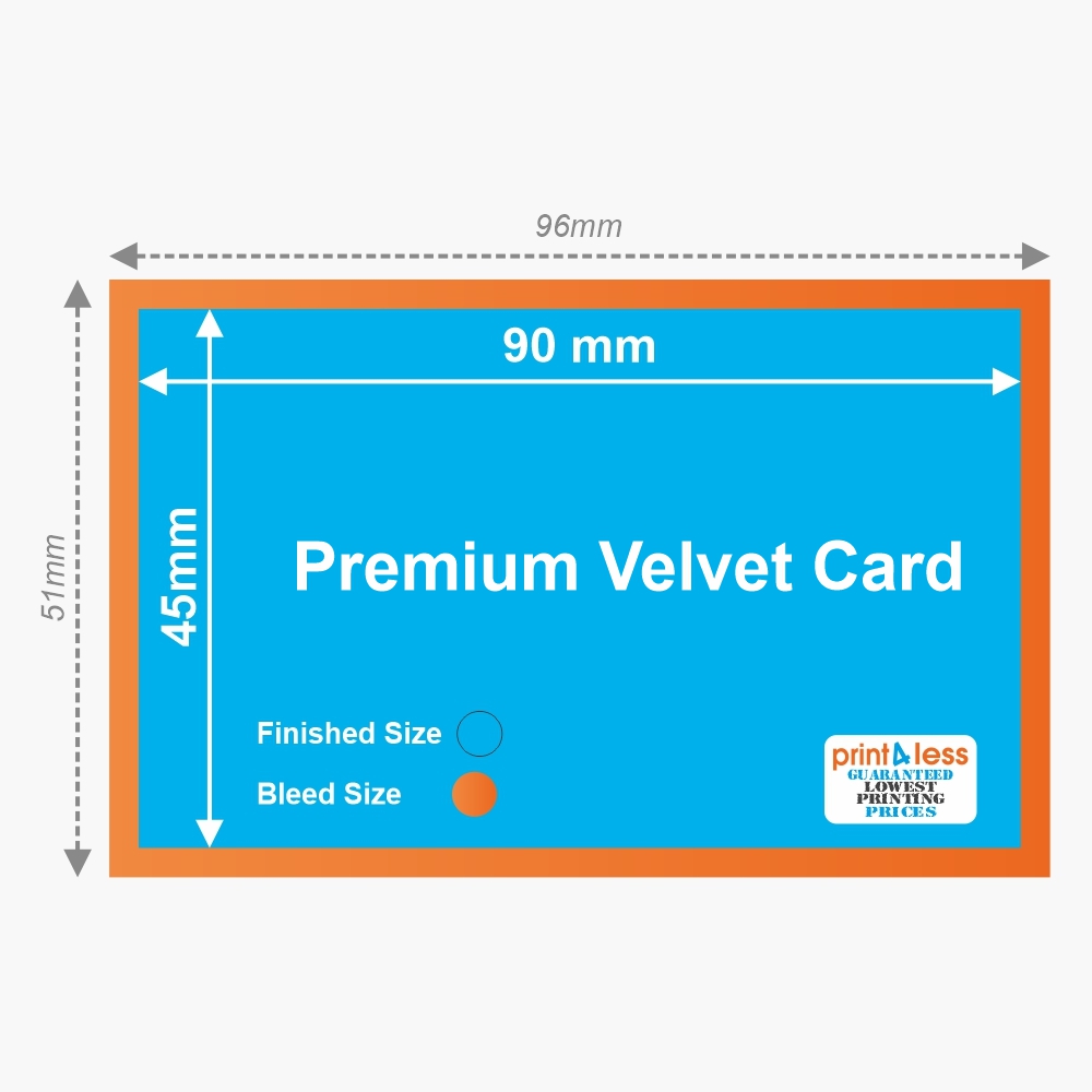Premium Velvet Card (45X90 mm)