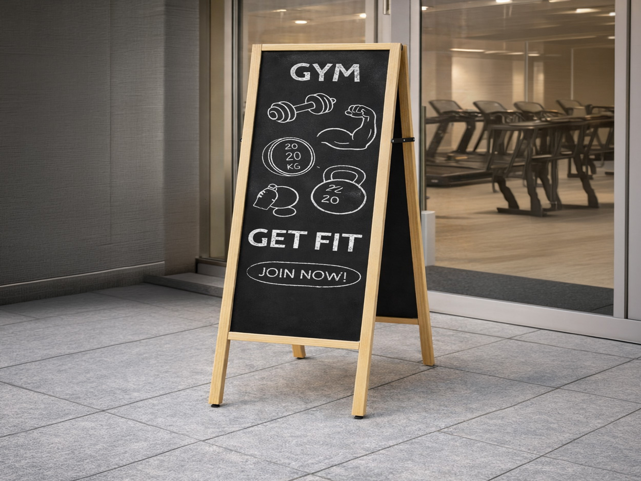 590 x 1190mm Chalkboard