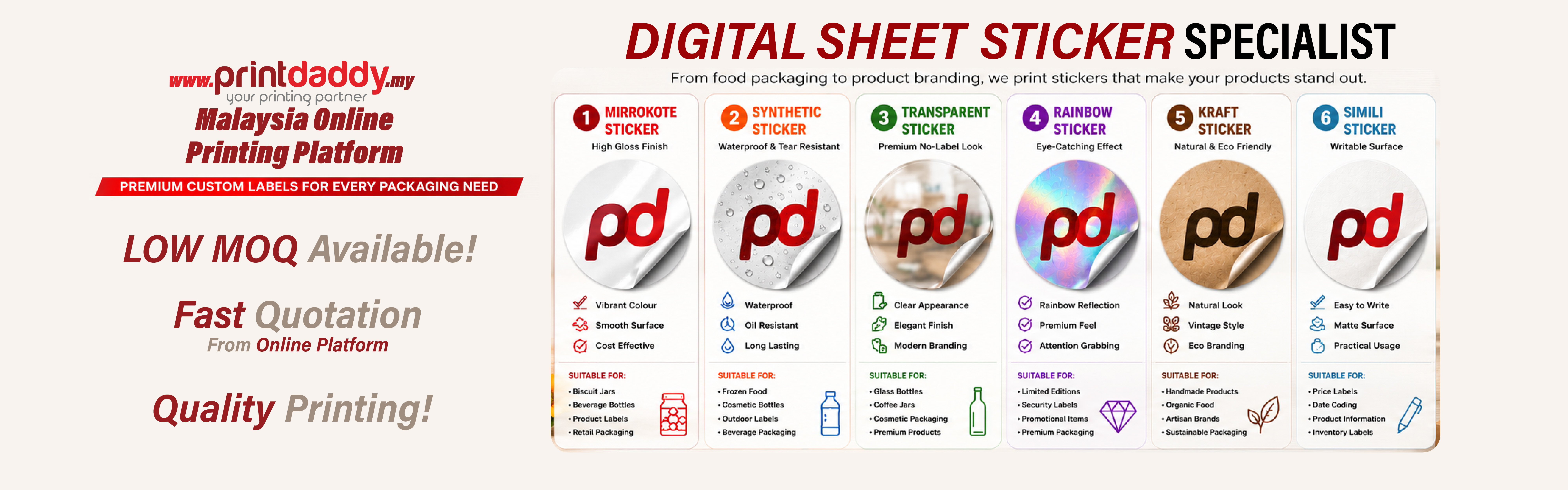 Printdaddy Digital Sticker