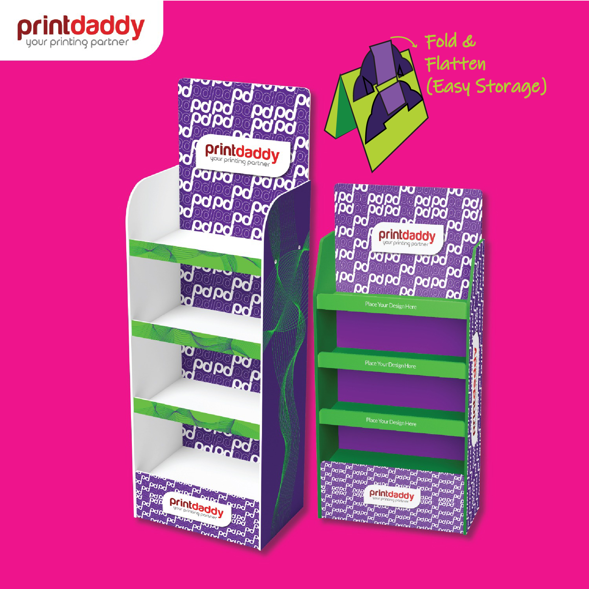 POSM Auto Flatten Standee