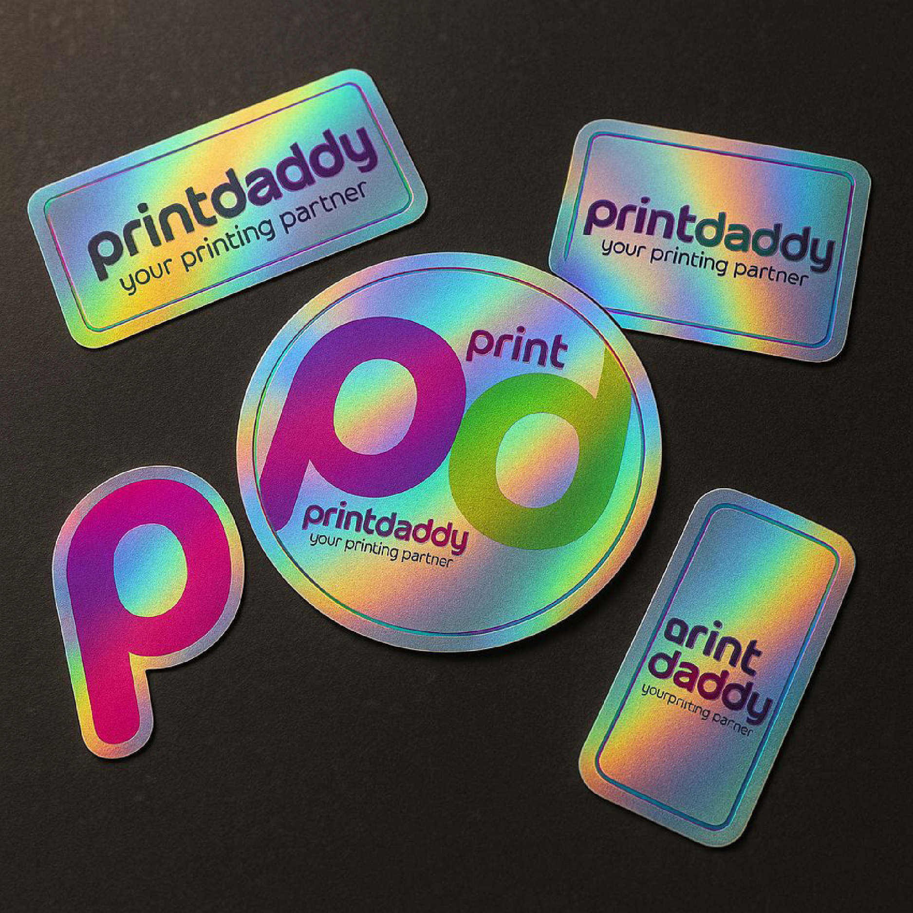 Rainbow Hologram Sticker (Premium)