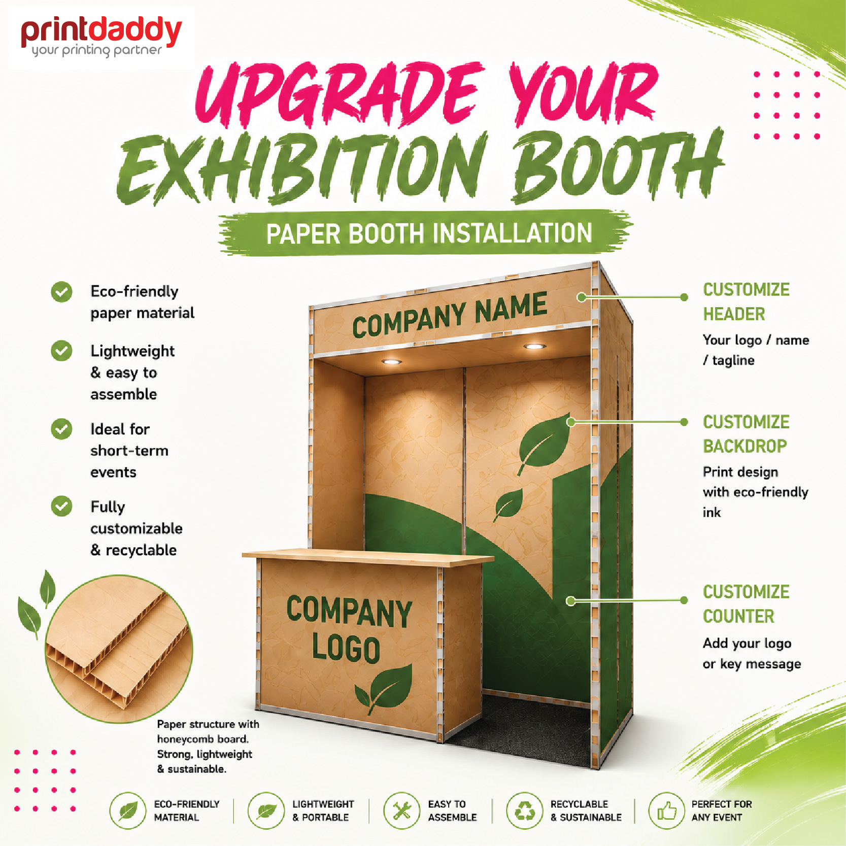 Paper Board Exhibition Booth