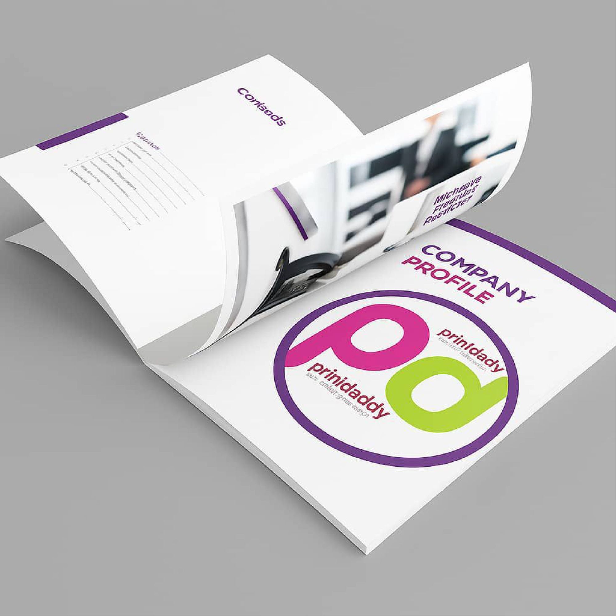 Company Profile Booklet (Saddle Stitch) 1