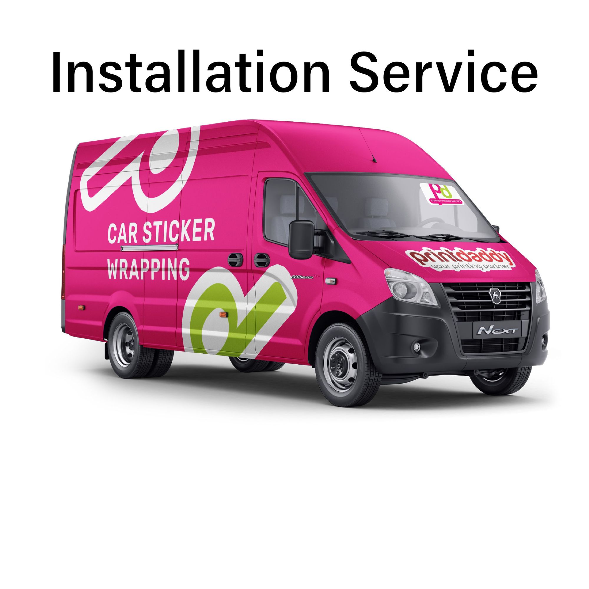 Vehicle Sticker (With Installation) 1