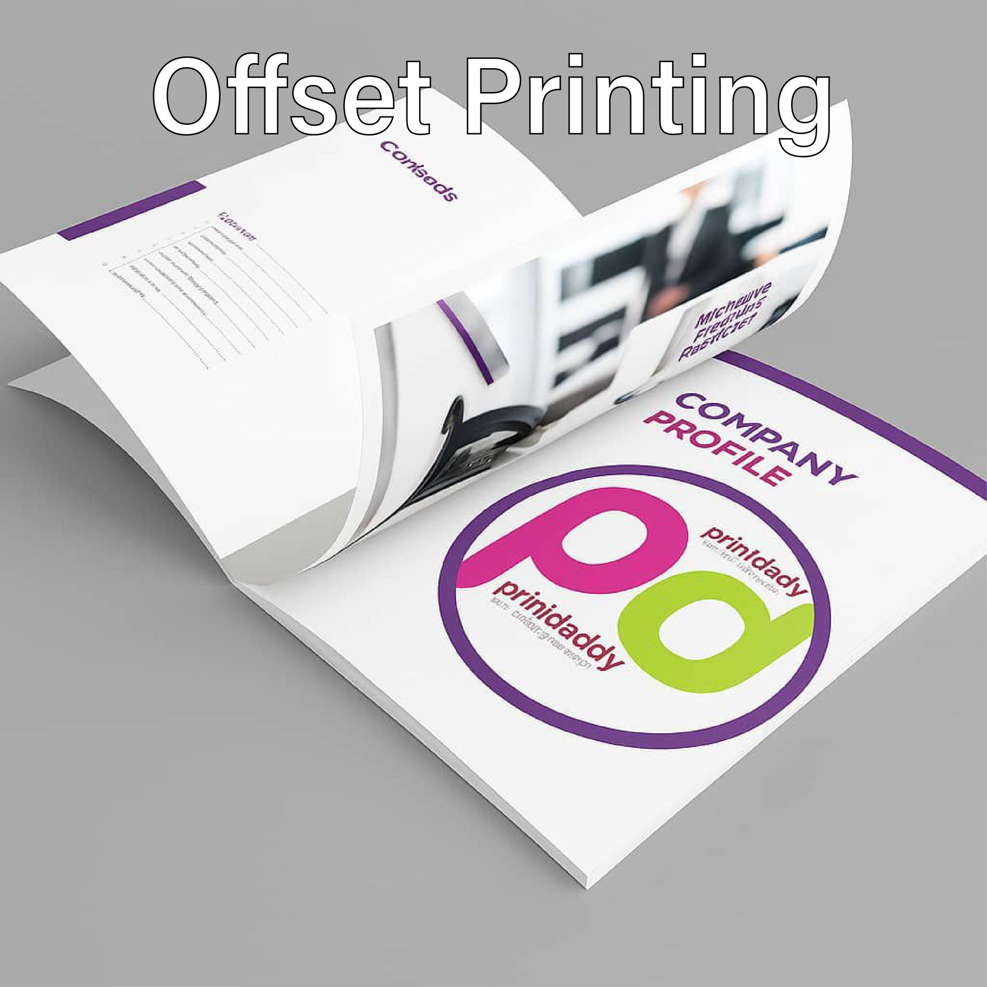 Offset Company Profile Booklet (Saddle Stitch) 1