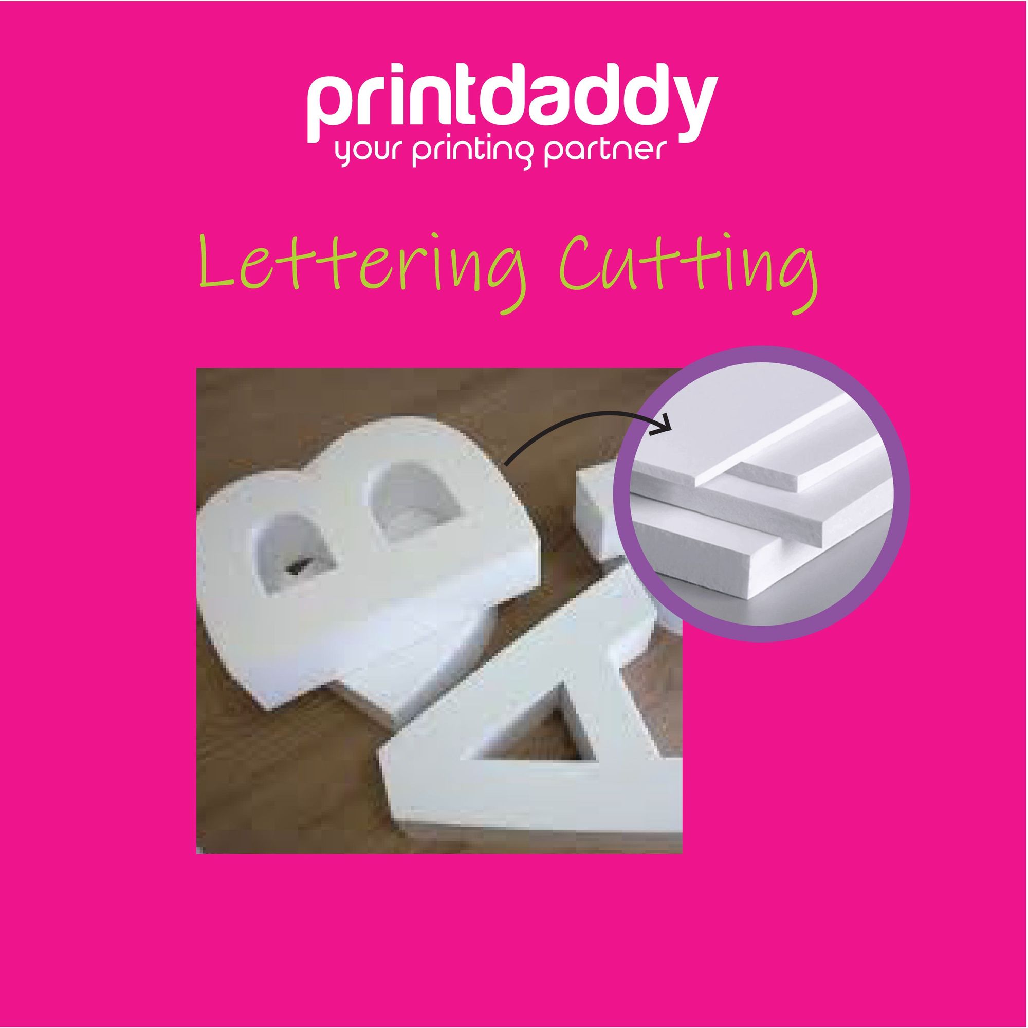 PVC Foamboard (Lettering Cutting only) 1
