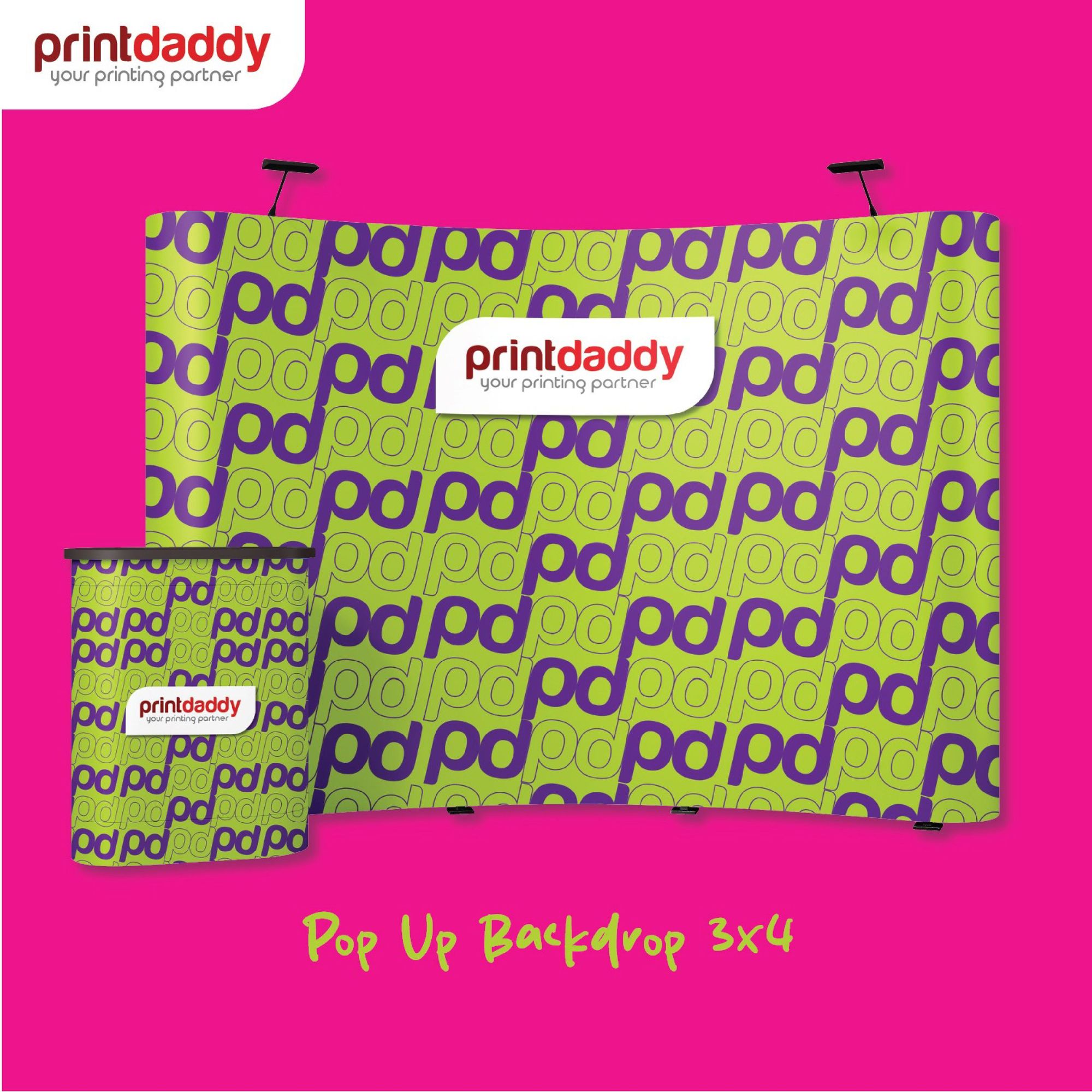Pop Up Backdrop 3X4 (Hard Case) 1