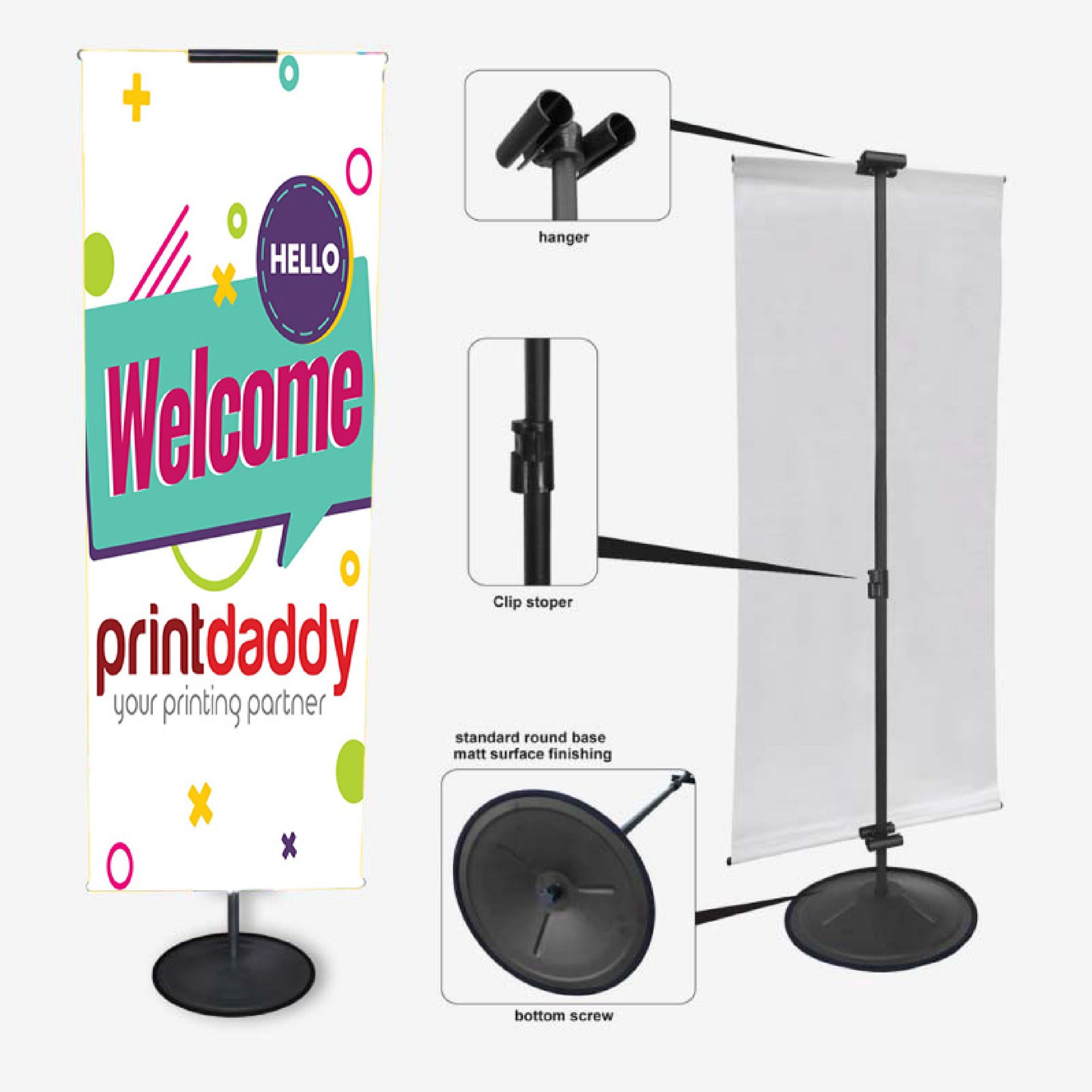 Round Base Stand (Only) 1