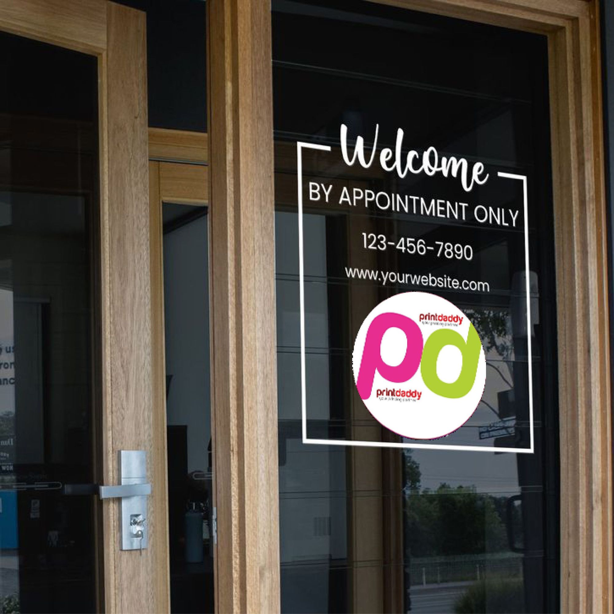 Transparent Window Sticker 1