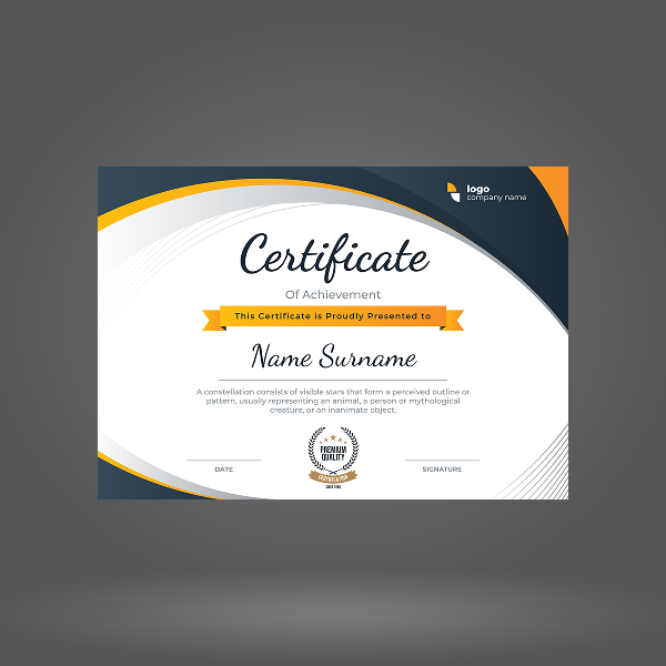Certificates