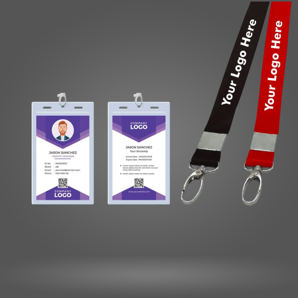 PVC ID Cards with Lanyard ID Cards