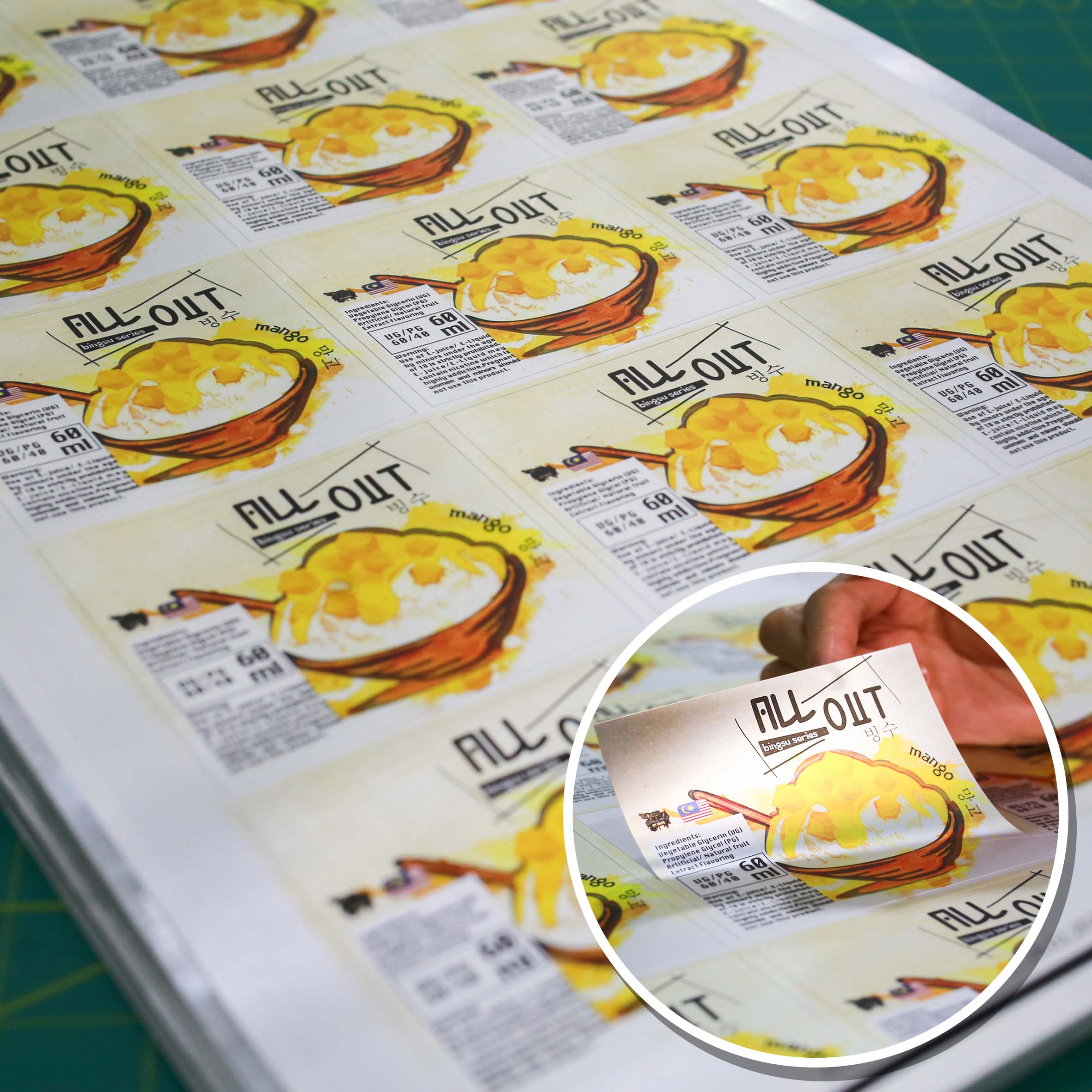 Order Sticker Labels by PCS