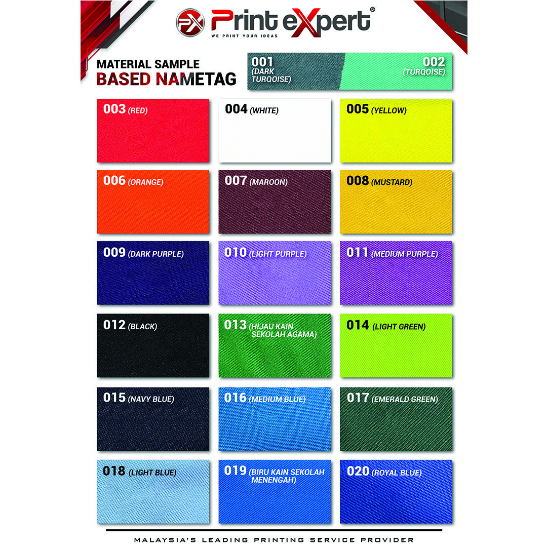 Name Tag Printing Shop