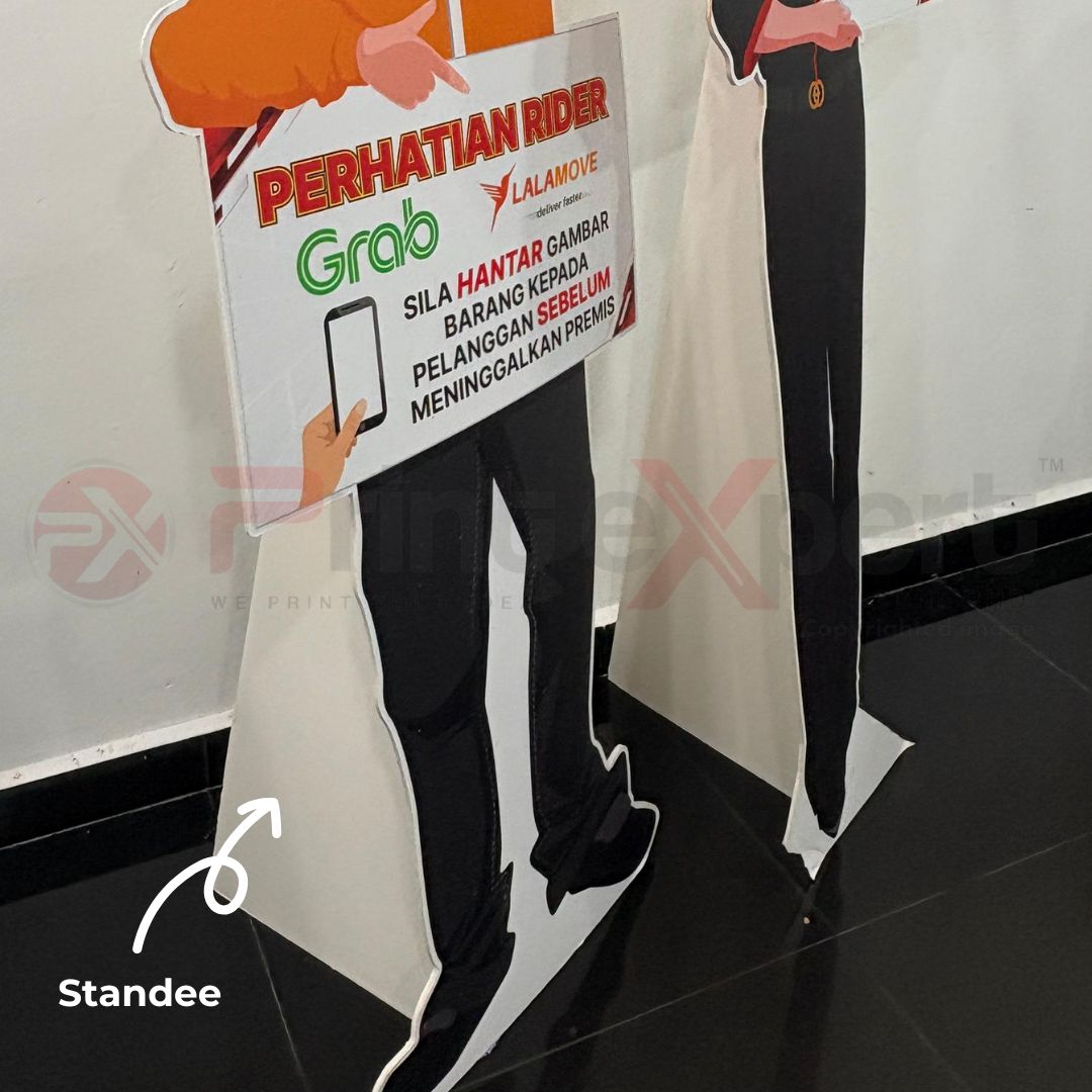 Foamboard Cutting Shape | Foamboard Standee - Print Expert