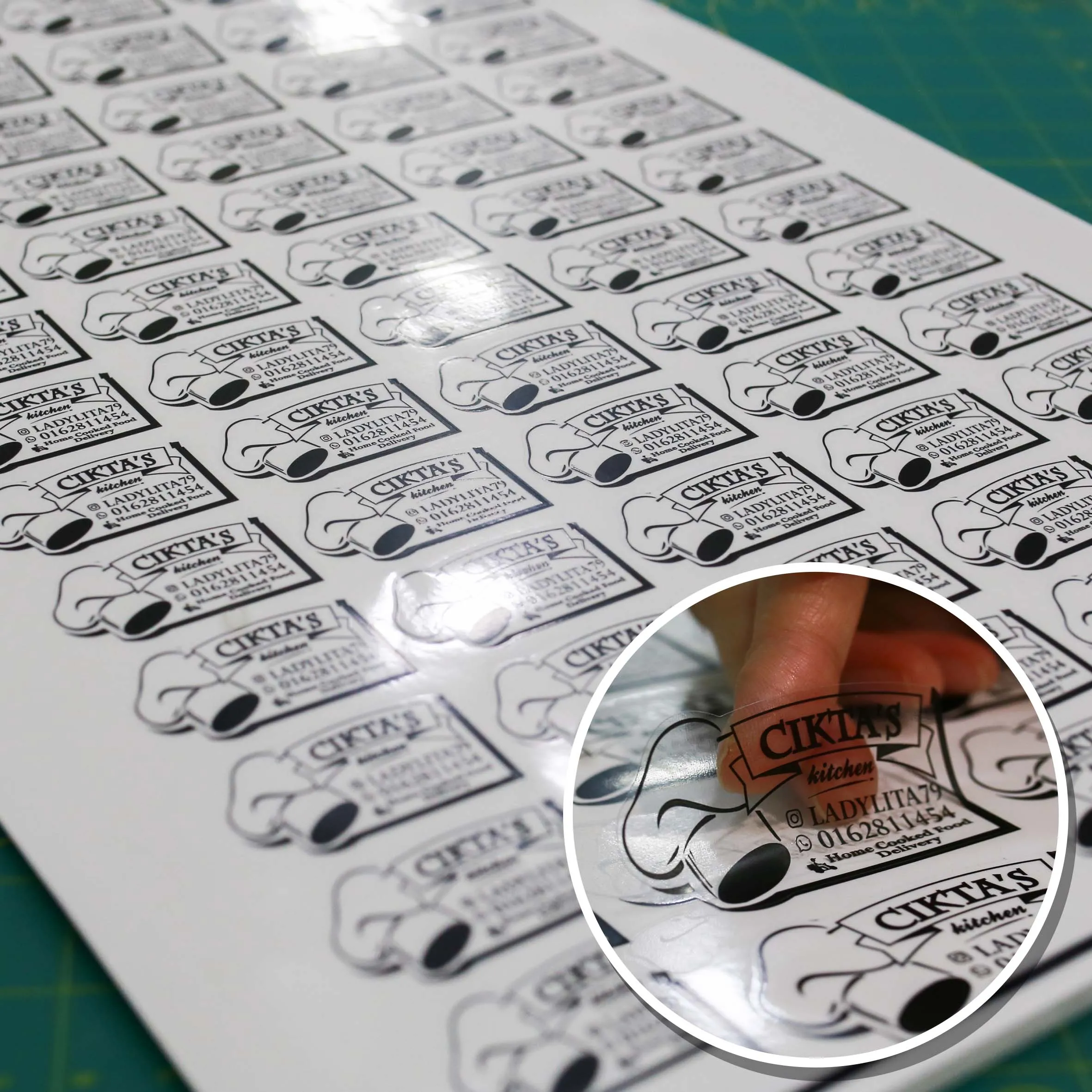 Display Only Sticker Label Order Sticker Labels by PCS
