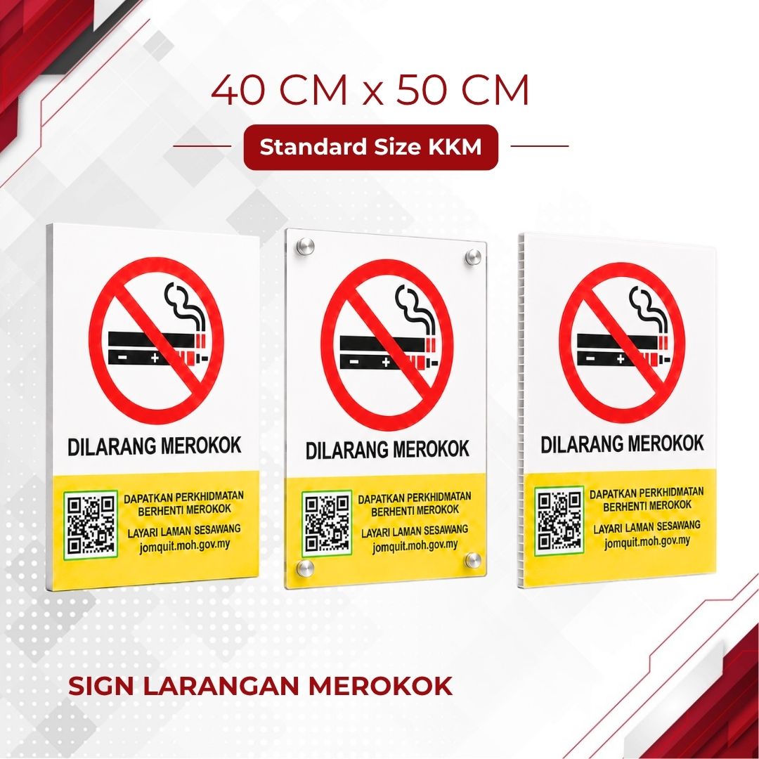 Sign Larangan Merokok