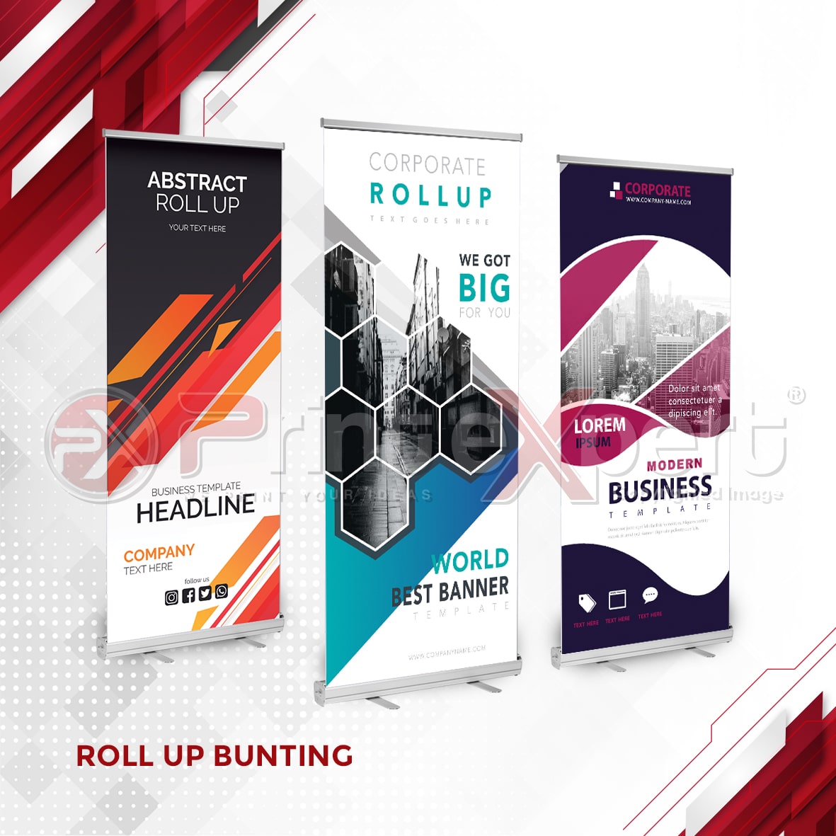 Roll up Bunting Super Urgent