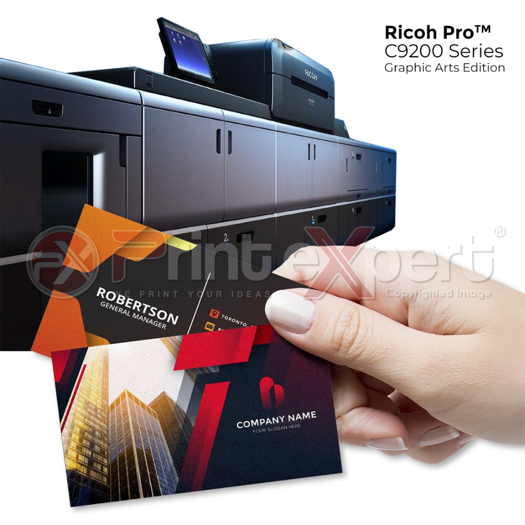 Business Card Digital 3D Spot UV & 3D Gold/Silver