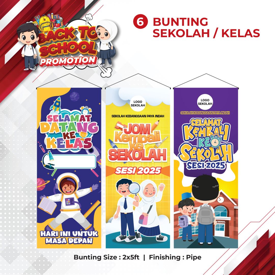 Bunting Sekolah / Kelas