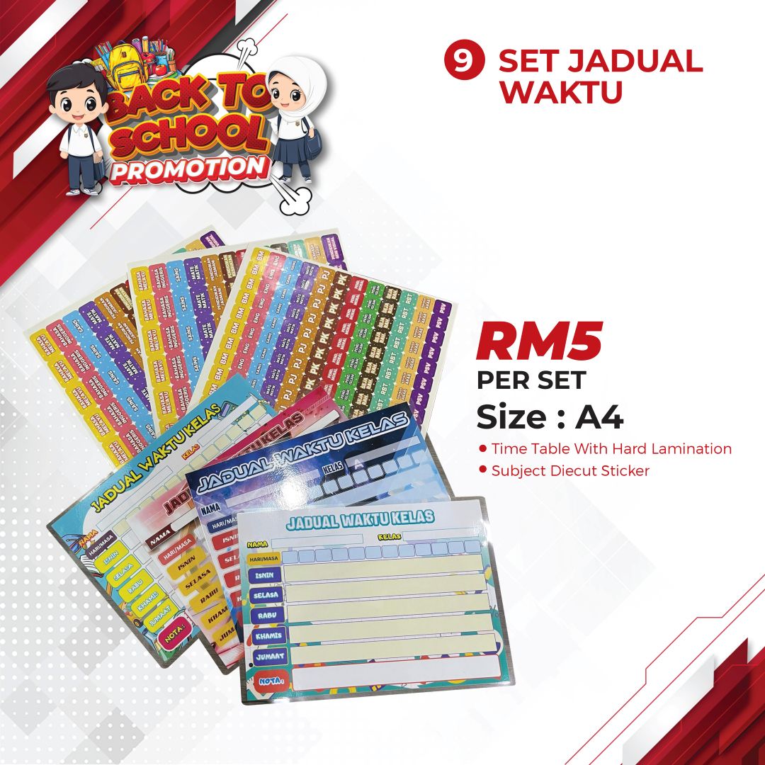 Set Jadual Waktu