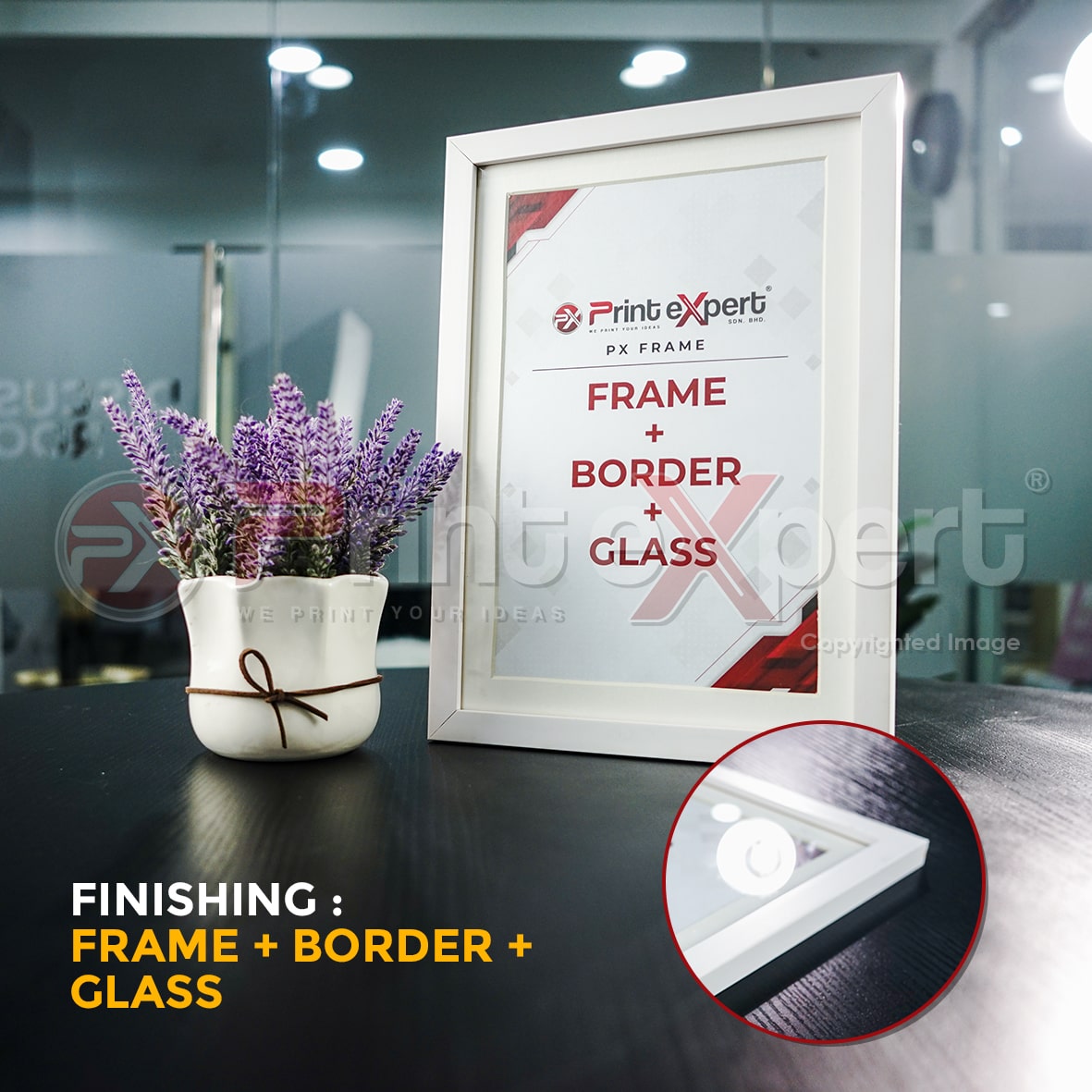 Frame + Border + Glass (Standard Size)