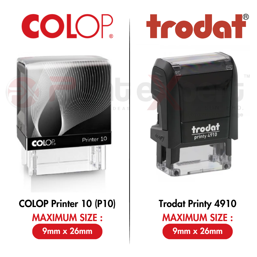 COLOP P10 * TRODAT 4910 (9mmx26mm)