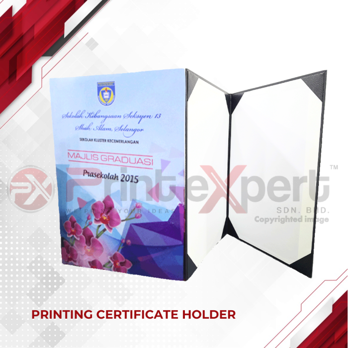 Printing Certificate Holder