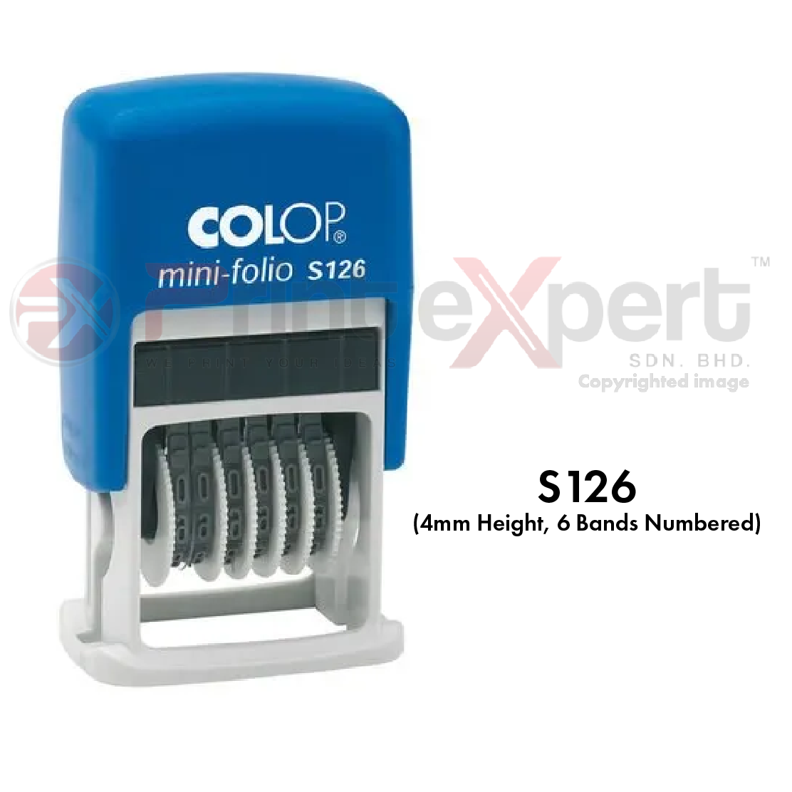 S126 (4mm height, 6 Bands Numbered)