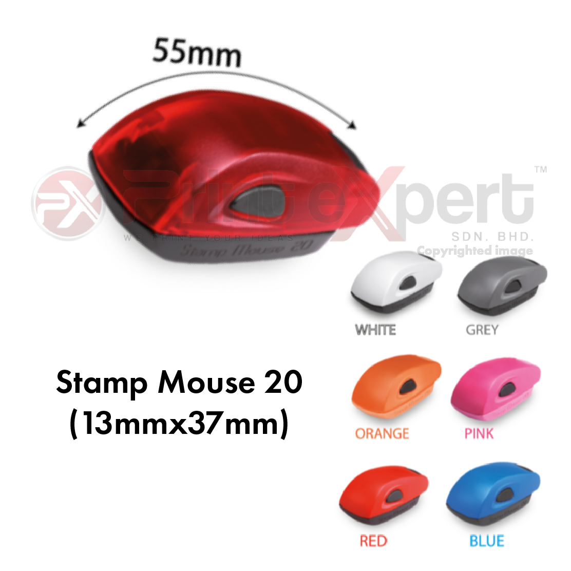 Stamp Mouse 20 (13mmx37mm)