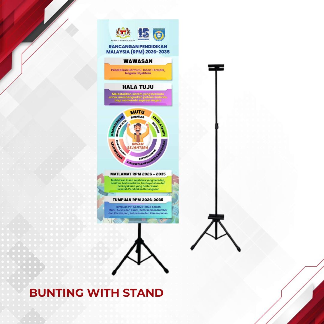 Bunting with Stand