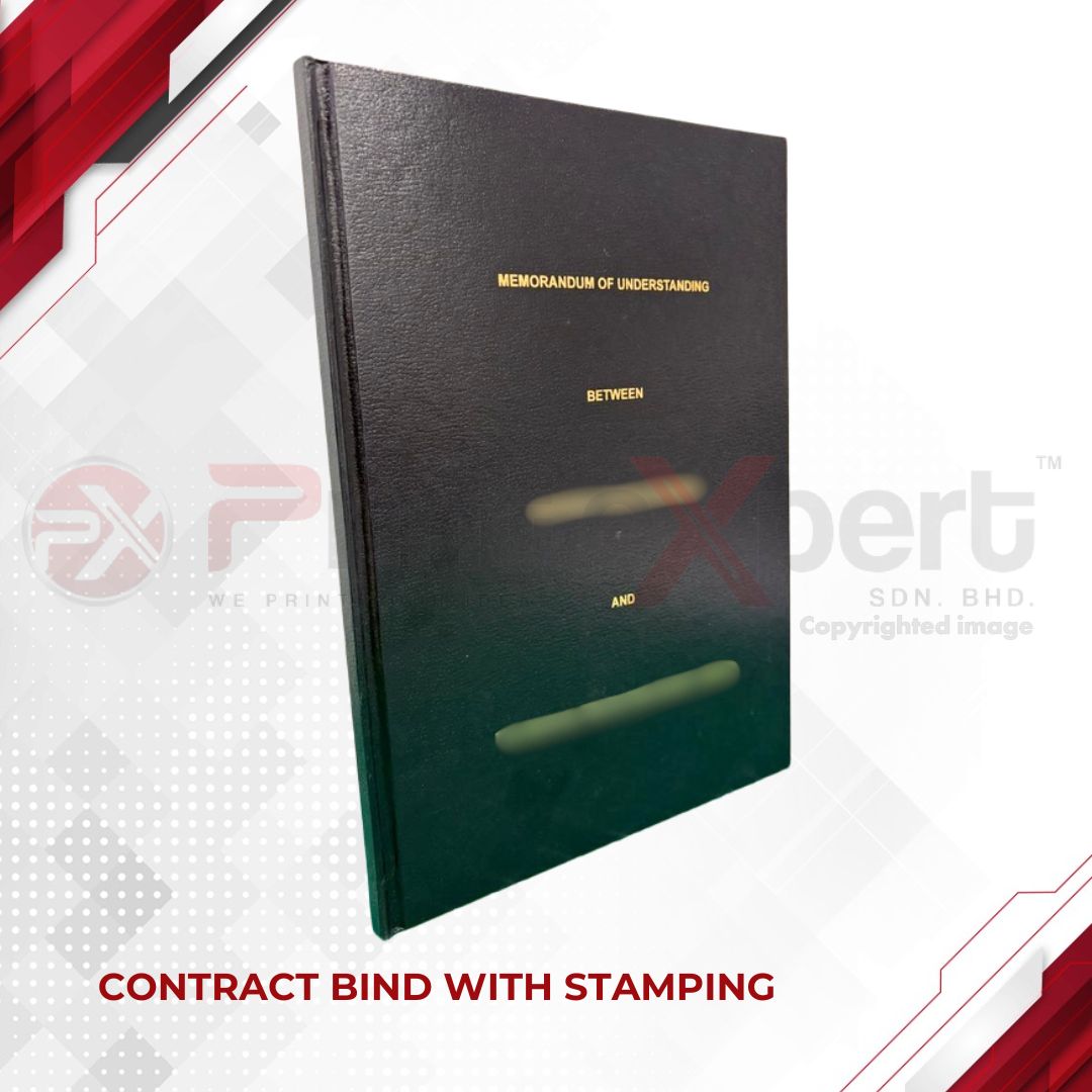 Contract Bind With Stamping