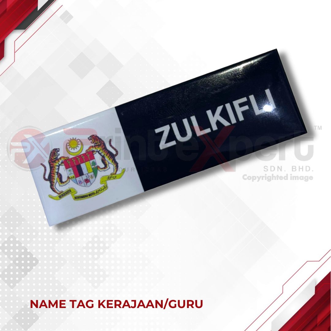 Name Tag Kerajaan/Guru 2025