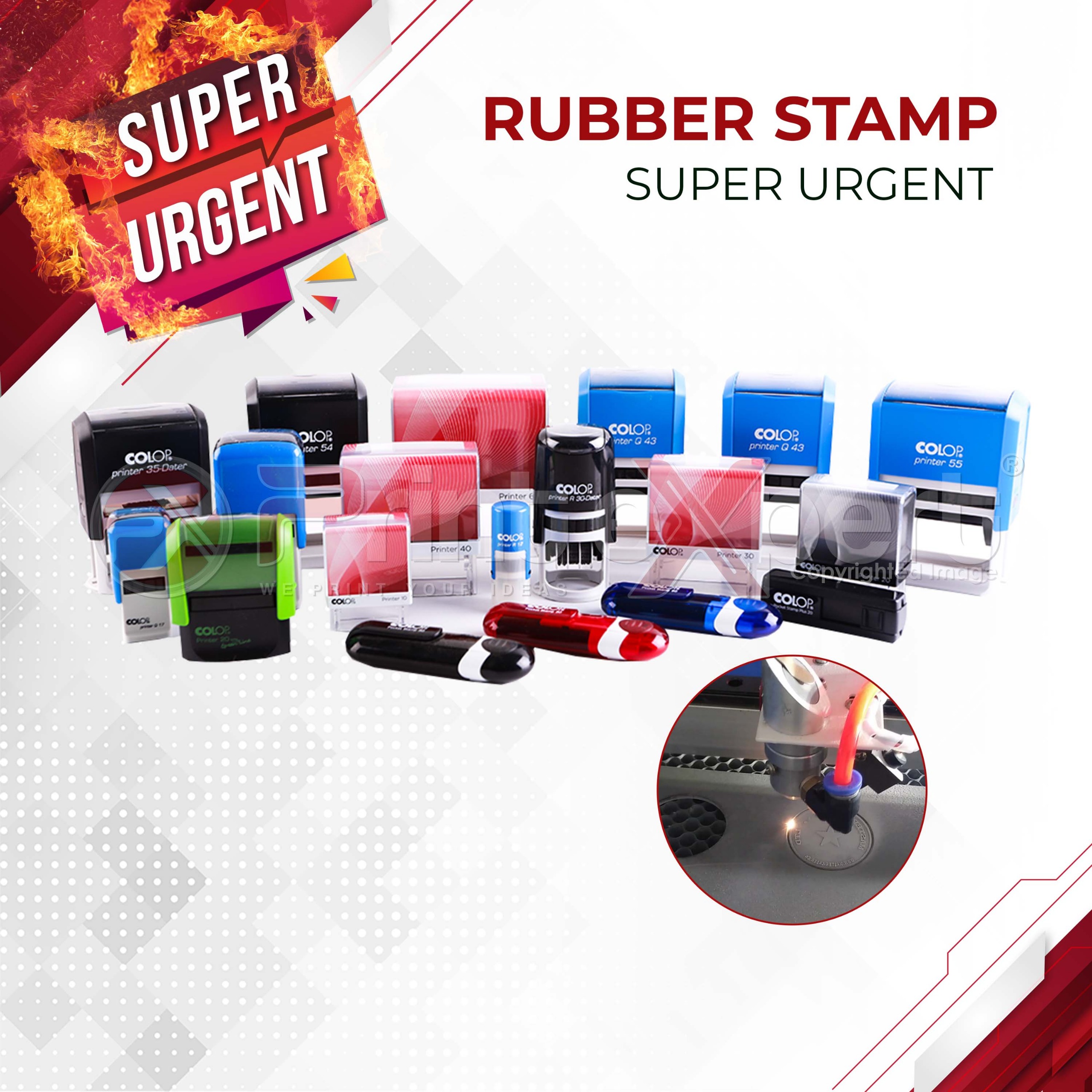 Rubber Stamp Super Urgent