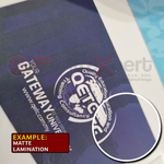 Matte Lamination