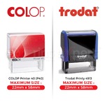 COLOP P40 * TRODAT 4913 (22mmx58mm) Super Urgent 2