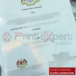 Contract Bind with Printed Cover (Fancy Card) Super Urgent 1