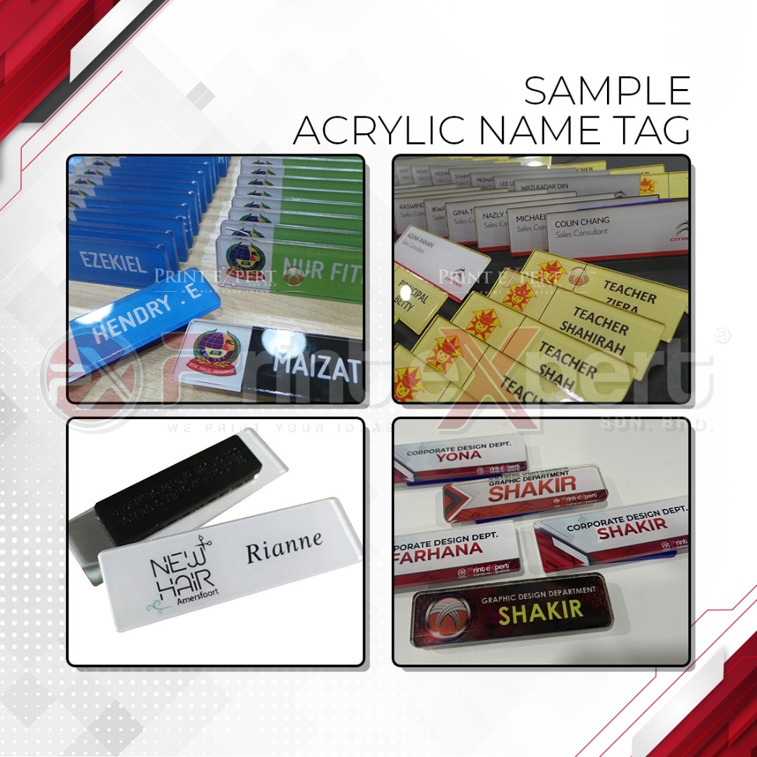 Acrylic Name Tag