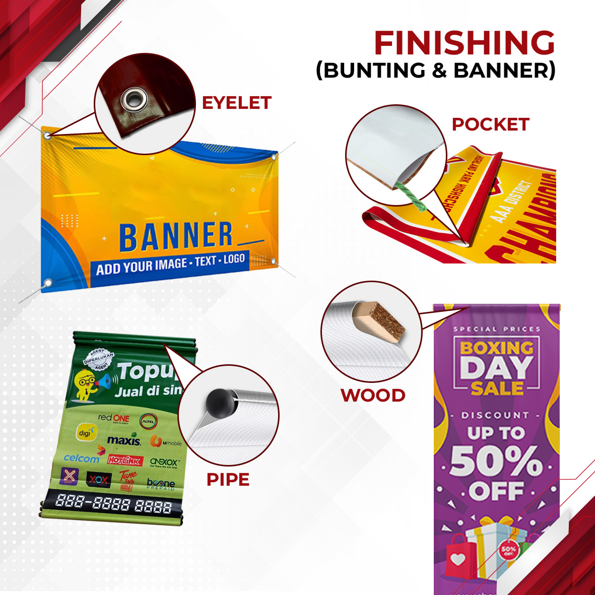Banner and Bunting UV Printing Super Urgent 1