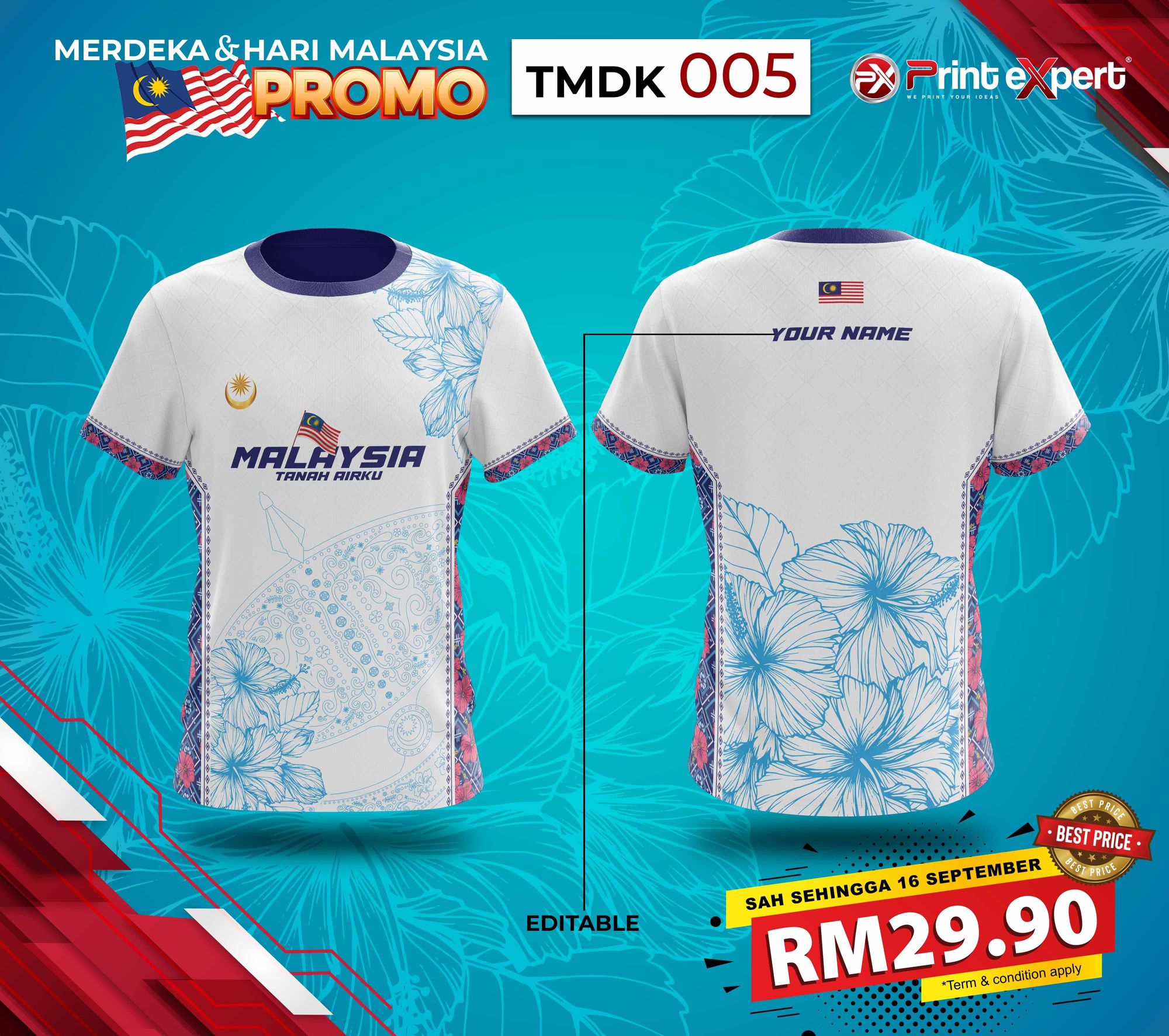 T-shirt Merdeka 005