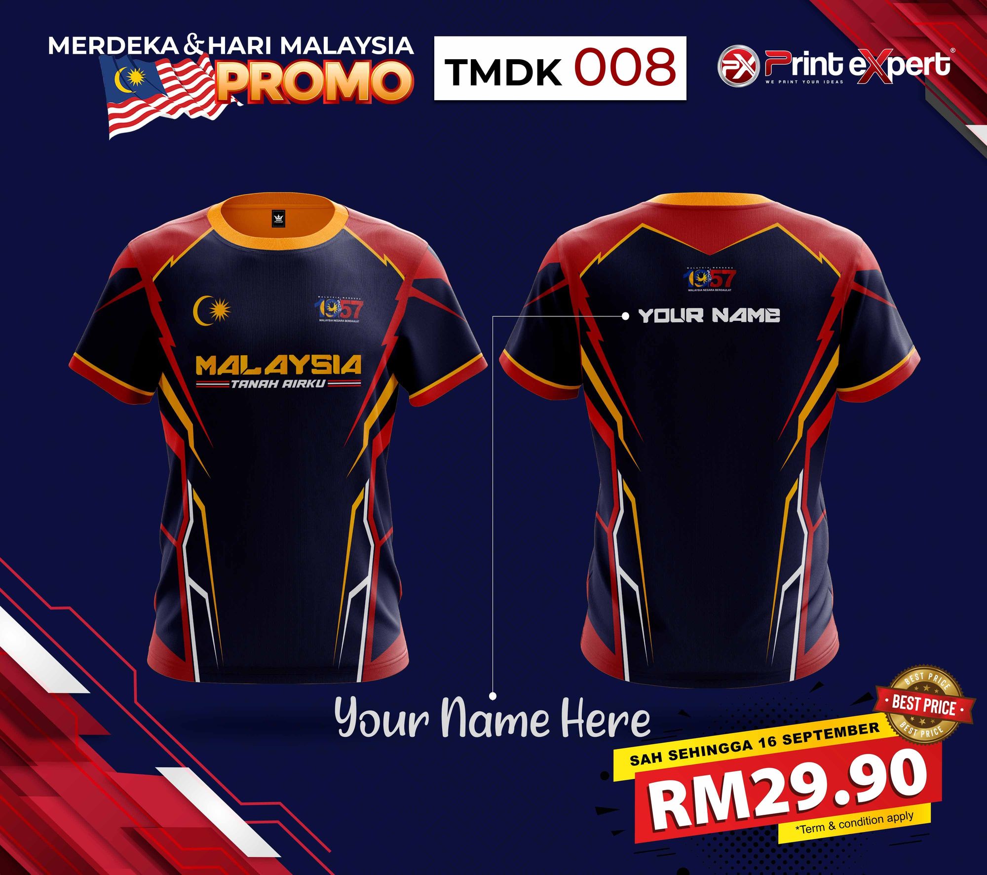 T-shirt Merdeka 008