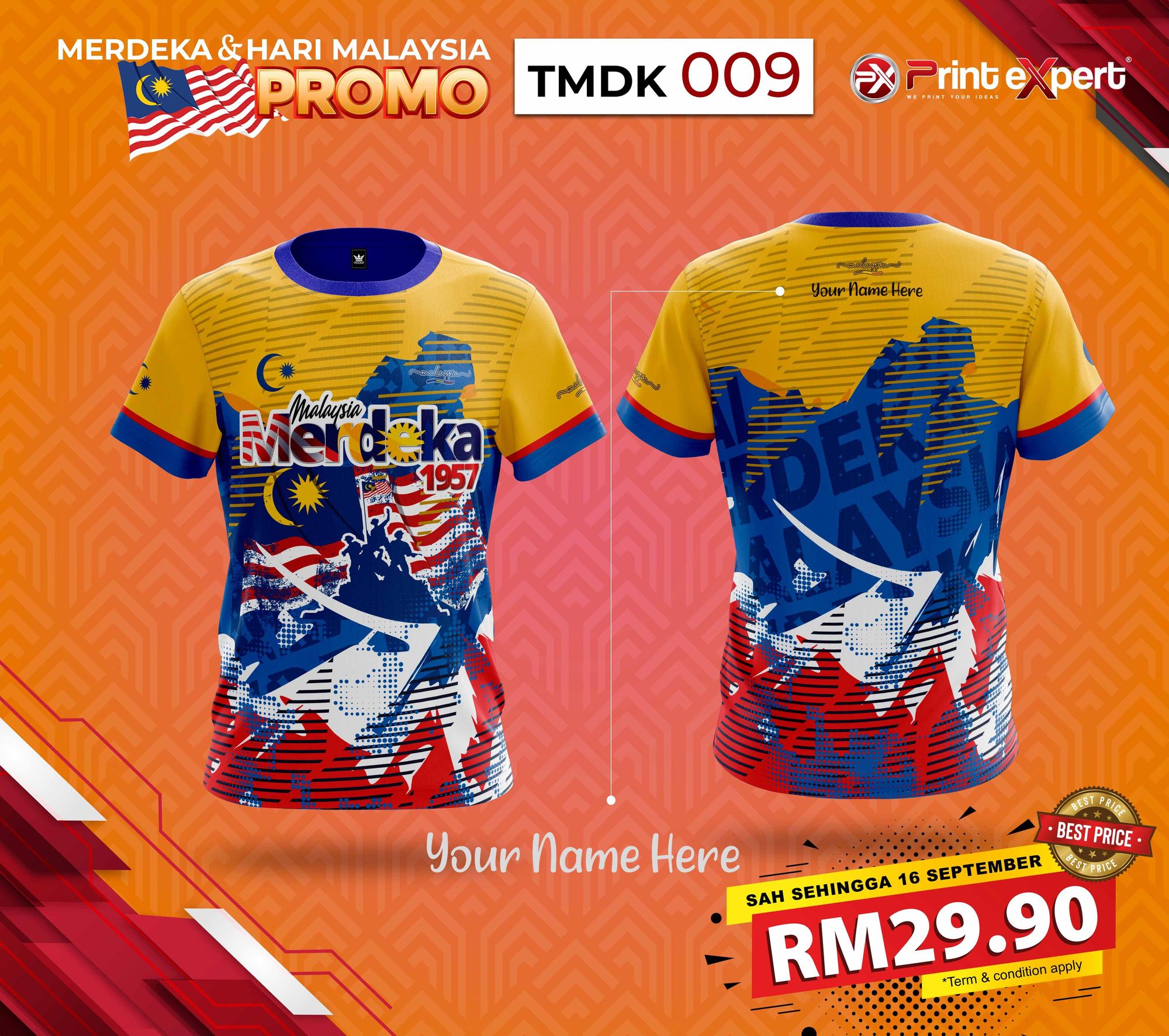 T-shirt Merdeka 009