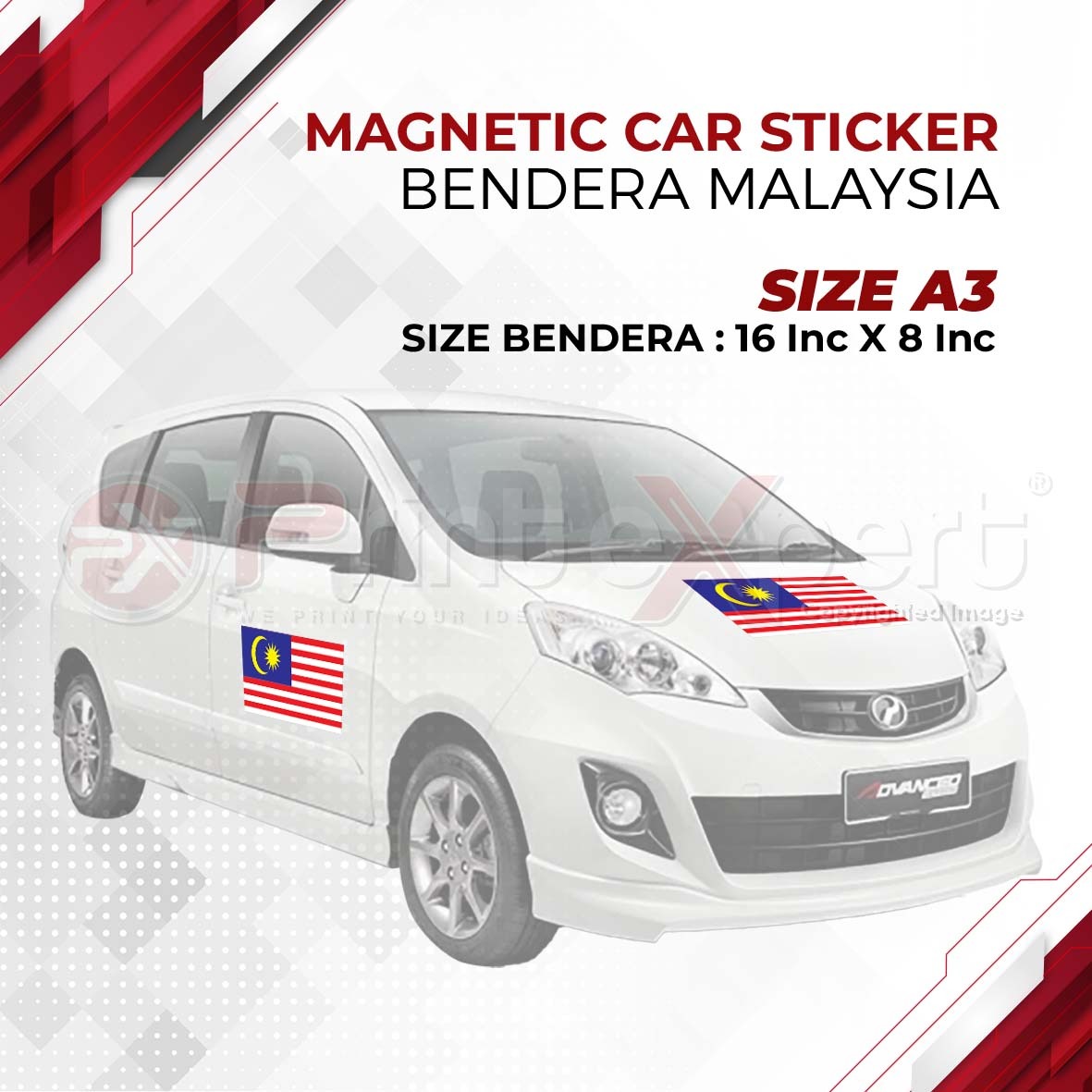 Magnetic Car Sticker 1