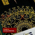 Business Card Digital 3D Spot UV & 3D Gold/Silver Super Urgent 4