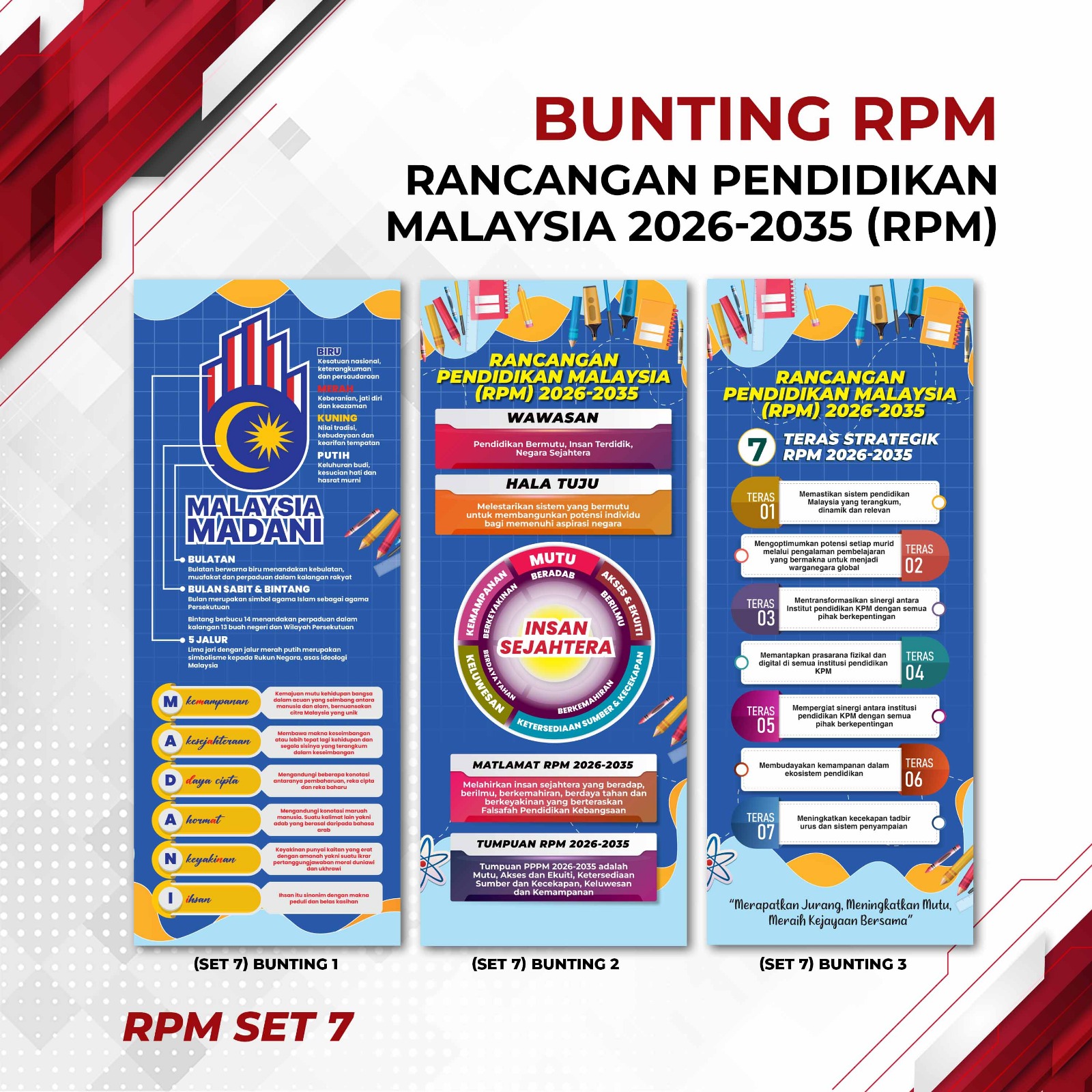 Bunting UV Printing Super Urgent Package 3 in 1 7