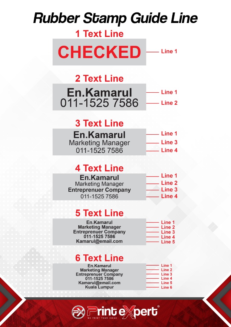 COLOP P20 (13mmx37mm) * TRODAT 4911 (14mmx38mm) Super Urgent 6