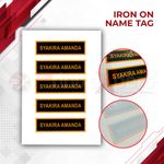 Iron On Name Tag 2